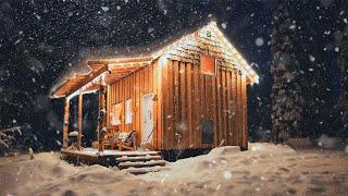 Weathering A Beautiful Snowstorm And Then BITTER Cold In My Cozy Off-Grid Cabin | ASMR