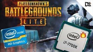 It's Playable But...PUBG Lite on Intel's HD Graphics