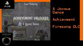 A Joyous Dance Achievement- FIRESONG DLC- Elder Scrolls Online ESO- PS5 4k