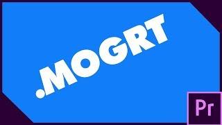 How to install .mogrt files in Premiere Pro -  Premiere Pro 19