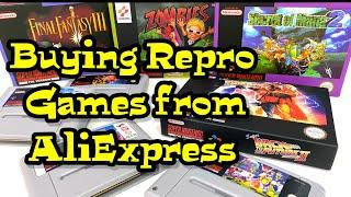 More SNES Repro Games from AliExpress