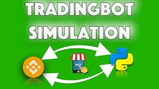 How To Build A TRADINGBOT Simulation [REALTIME] with Python and the Binance API