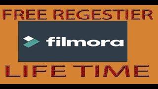 Wondershare Filmora 7/8/9 registration code Free for life time