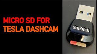 How to use a Micro SD for your Tesla Dashcam | SanDisk Micro SD with USB Reader