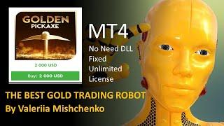 GOLDEN PICKAXE BY VALERIIA MISHCHENKO: THE BEST GOLD EA FROM MQL5, FIXED VERSION, UNLIMITED LICENSE