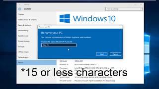 How To Change Your Username/Computer Name In Windows 10