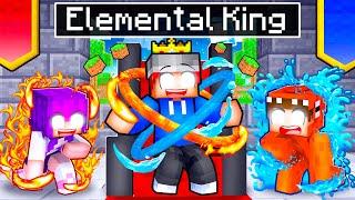 Playing as an ELEMENTAL KING in Minecraft!