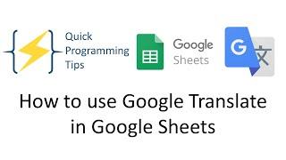 How To Use Google Translate In Google Sheets - GOOGLETRANSLATE