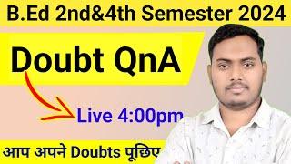 B.ed All Doubt QnA Session | Vbspu, Msdsu & All University | The Perfect Study