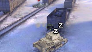 2 Bot vs player afk in world of tank blitz