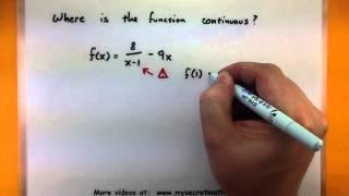 Calculus - Continuous functions