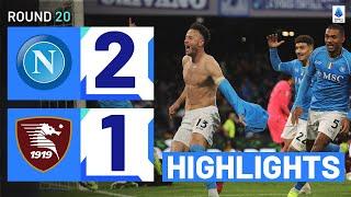 NAPOLI-SALERNITANA 2-1 | HIGHLIGHTS | Late winner for the Champions! | Serie A 2023/24