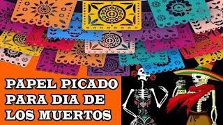 COMO HACER PAPEL PICADO SUPER FACIL PARA TU ALTAR DE MUERTOS