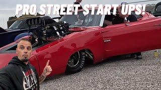 30+ Pro Street Cars and Trucks Starting and Revving at Battle In Bama