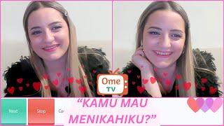 CEWEK BULE MAU MENIKAHI ORANG INDONESIA?! | OME TV INTERNASIONAL #ometv #omegle