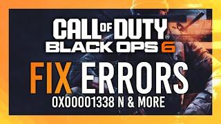 Fix Startup-up Crashes | 0xc0000005 N & 0x00001338 N | Black Ops 6 | Simple Guide