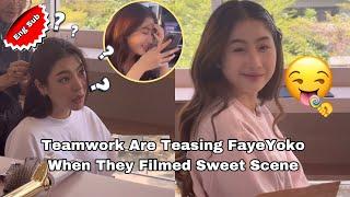 FayeYoko Being Teasing After Their Sweet Scene In Blank The Series