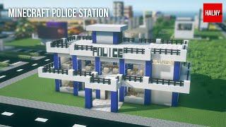 Minecraft police station - Tutorial build