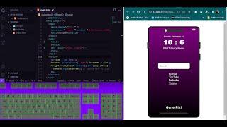 ASMR Programming - Coding a Phone UI - no talking