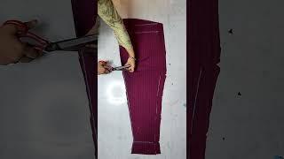 perfect pant cutting and stitching/straight pant cutting #ashusewingarts #shortsfeed #youtubeshorts