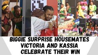 BIGGIE SURPRISE HOUSEMATES/VICTORIA AND KASSIA CELEBRATE THEIR WIN #victoriabbnaija #kassiabbnaija