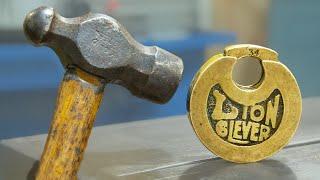 How to Open and Make a Key for a Really Cool Vintage Padlock