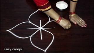 easy free hand rangoli designs * simpl rangoli with out dots * friday kolam *muggulu * rangavalli