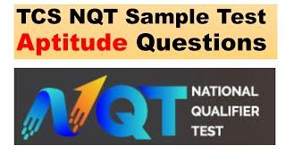 TCS(Sample Test Paper) Aptitude Questions | TCS NQT Released Sample Test | Aptitude Tricks |