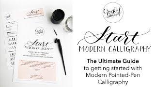 Start Modern Calligraphy - the ULTIMATE guide for beginners! | CROOKED CALLIGRAPHY