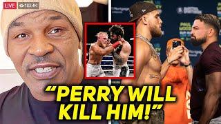 Mike Tyson WARNS Jake Paul NOT TO FIGHT Mike Perry After Heated LIVE