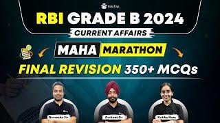 RBI Grade B 2024 Marathon Session | RBI Important Revision & MCQs | EduTap RBI Preparation