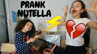 JE PRANK MA SOEUR AU NUTELLA  (elle se venge)