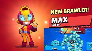 Got 250 Free Credit In Trophy Road for MAX Brawler - Unlocked MAX Brawler