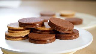 Chocolate Caramel Sandwich cookies – Bruno Albouze