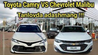 Toyota Camry 2022 vs Chevrolet Malibu Qaysi kuchli? Uzbekcha to'liq obzor