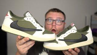 These Surprised Me Travis Scott Air Jordan 1 Low Medium Olive