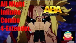 [ABA UPDATE] All Might Infinite Combo 4-Extenders