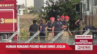 CCPD confirms human remains were found near Ennis Joslin