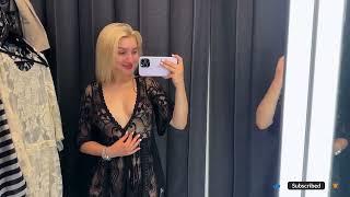 4k Transparent Try On Haul ｜ See Through Robes