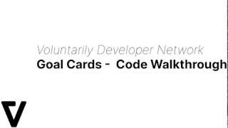 Goal Cards Code Walkthrough