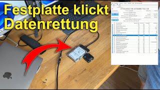 HDD Festplatte klickt | Datenrettung + SSD Upgrade