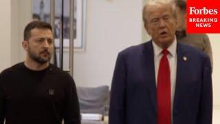 HAPPENING NOW: Trump Meets With Ukraine's Zelensky At Trump Tower In NYC