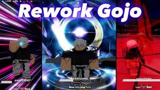 [Rework] Gojo Moveset Showcase | Heroes Battlegrounds | NEW Update | Jujutsu Kaisen | Roblox