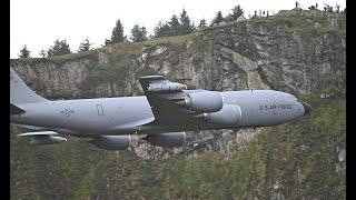 Stunning KC-135 Tanker Soars Over Mach Loop Wales