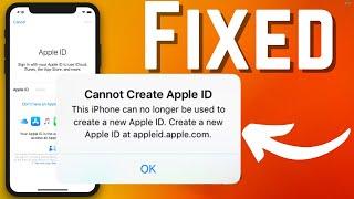 FIX Could Not Create Apple ID This iPhone Has Been Used To Create Too Many New Apple ID | Fixed 2022