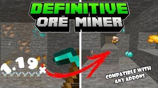 Fast ore miner mod for mcpe.fast ore miner addon 1.19+ mcpe downlode#minecraft.#minecraftaddon