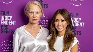 Brenda Song says Pamela Anderson encouraged Last Showgirl cast to film makeup-free with her.