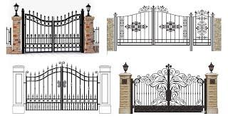 Simple Main Gate Design 2022 Catalogue | Iron Gate Steel Gate Main door entry gate Front design.