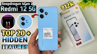 Redmi 12 5G Top 20++ Hidden Features || Redmi 12 5G Tips & Tricks | Redmi 12 5G