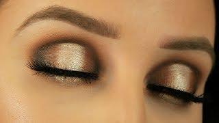 Neutral Glam Spotlight/Halo Smokey Eye | Juvias Place Masquerade Palette